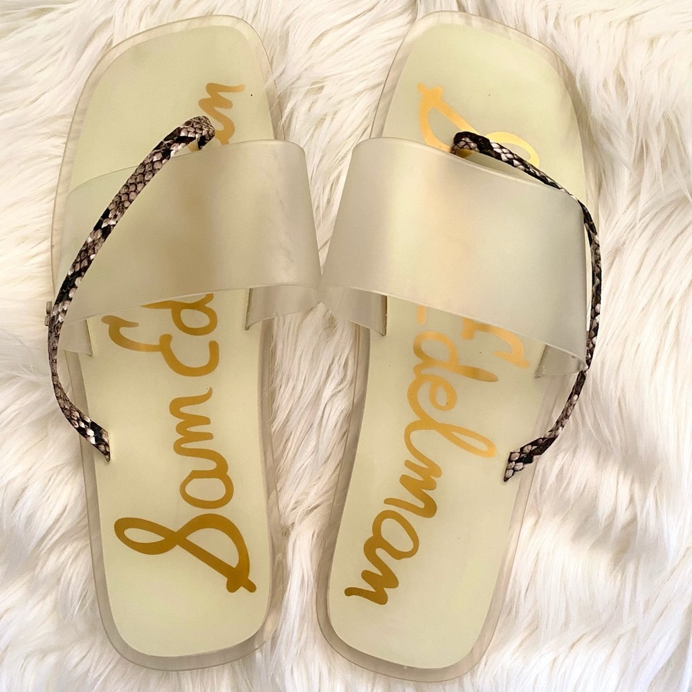 Sam Edelman cream sandals